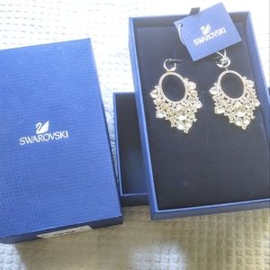 💎NIB Swarovski Earrings wedding formal Mardi Gras Valentines